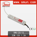 Waterproof LED Driver with IP67 and CE RoHS Approved Smv-20-15